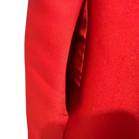 Maeve by Anthropologie Red Asymmetrical High-Low A-Line Dress. Anthropologie Sz8 - Picture 7 of 12